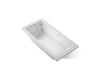 KOHLER K-1949-GH Archer 66" x 32" drop-in Heated BubbleMassage air bath, ice grey