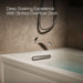 KOHLER K-1949-GHLA Archer 66" x 32" alcove Heated BubbleMassage air bath, left drain, biscuit - view 4