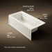 KOHLER K-1949-GHLA Archer 66" x 32" alcove Heated BubbleMassage air bath, left drain, biscuit - view 5