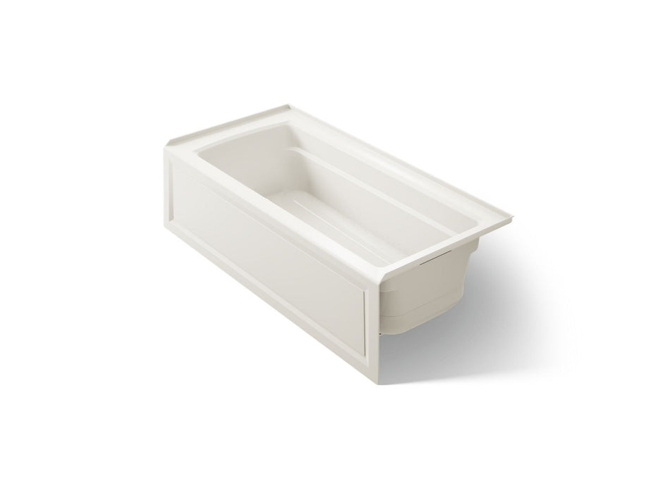 KOHLER K-1949-GHRA Archer 66" x 32" alcove Heated BubbleMassage air bath, right drain, biscuit