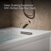 KOHLER K-1949-GHRA Archer 66" x 32" alcove Heated BubbleMassage air bath, right drain, white - view 4