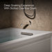 KOHLER K-1949-GHRAW Archer 66" x 32" alcove Heated BubbleMassage air bath with Bask heated surface, right drain, ice grey...