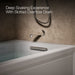 KOHLER K-1949-HRA Archer 66" x 32" alcove heated whirlpool, right drain, ice grey - view 3