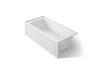KOHLER K-1949-HRA Archer 66" x 32" alcove heated whirlpool, right drain, white