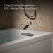 KOHLER K-1949-RAW Archer 66" x 32" alcove whirlpool bath with Bask heated surface, right drain, ice grey - view 4