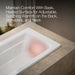 KOHLER K-1949-W1 Archer 66" x 32" drop-in whirlpool bath with Bask heated surface, white - view 5