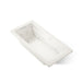 KOHLER K-1949-XHGH Archer 66" x 32" drop-in Heated BubbleMassage air bath with whirlpool, biscuit