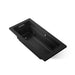 KOHLER K-1949-XHGH Archer 66" x 32" drop-in Heated BubbleMassage air bath with whirlpool, black black