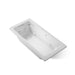 KOHLER K-1949-XHGH Archer 66" x 32" drop-in Heated BubbleMassage air bath with whirlpool, ice grey