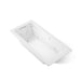 KOHLER K-1949-XHGH Archer 66" x 32" drop-in Heated BubbleMassage air bath with whirlpool, white