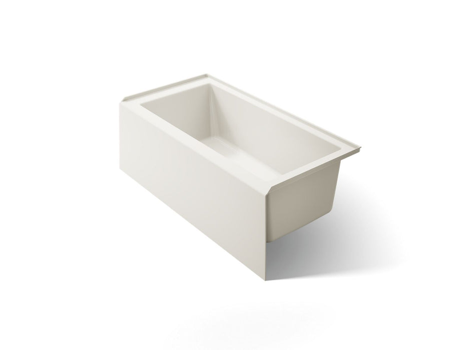 KOHLER K-1956-RA Underscore 60" x 30" alcove bath right drain, biscuit