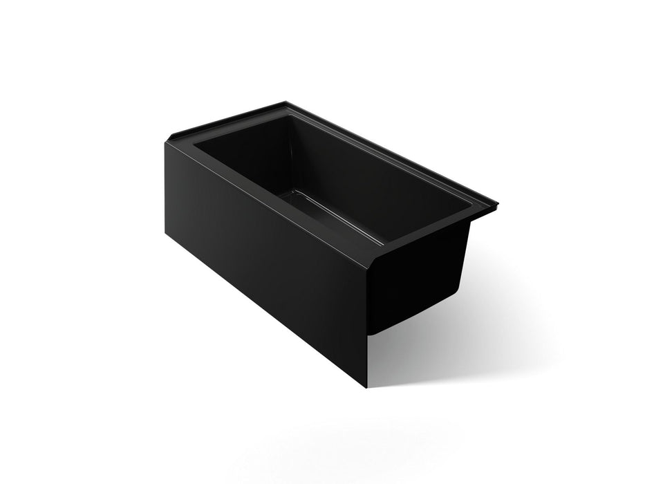 KOHLER K-1956-RA Underscore 60" x 30" alcove bath right drain, black black