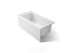 KOHLER K-1956-RA Underscore 60" x 30" alcove bath right drain, white