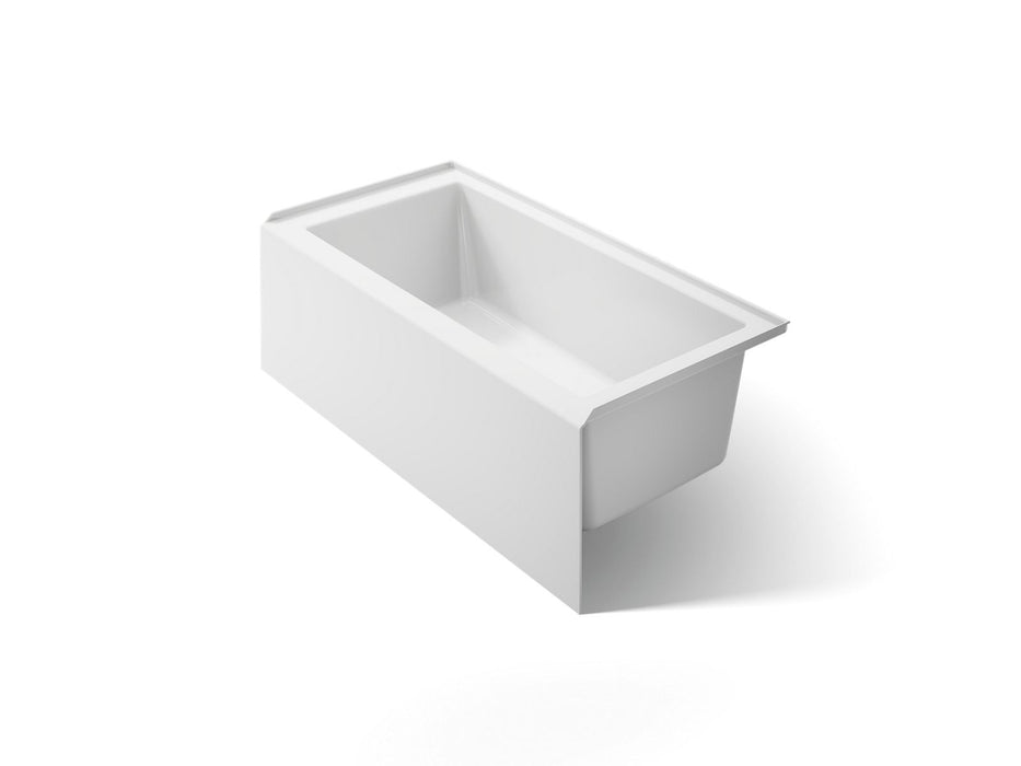 KOHLER K-1956-RA Underscore 60" x 30" alcove bath right drain, white