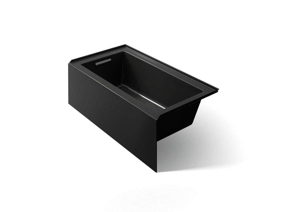 KOHLER K-1957-LA Underscore 60" x 32" alcove bath, left drain, black black