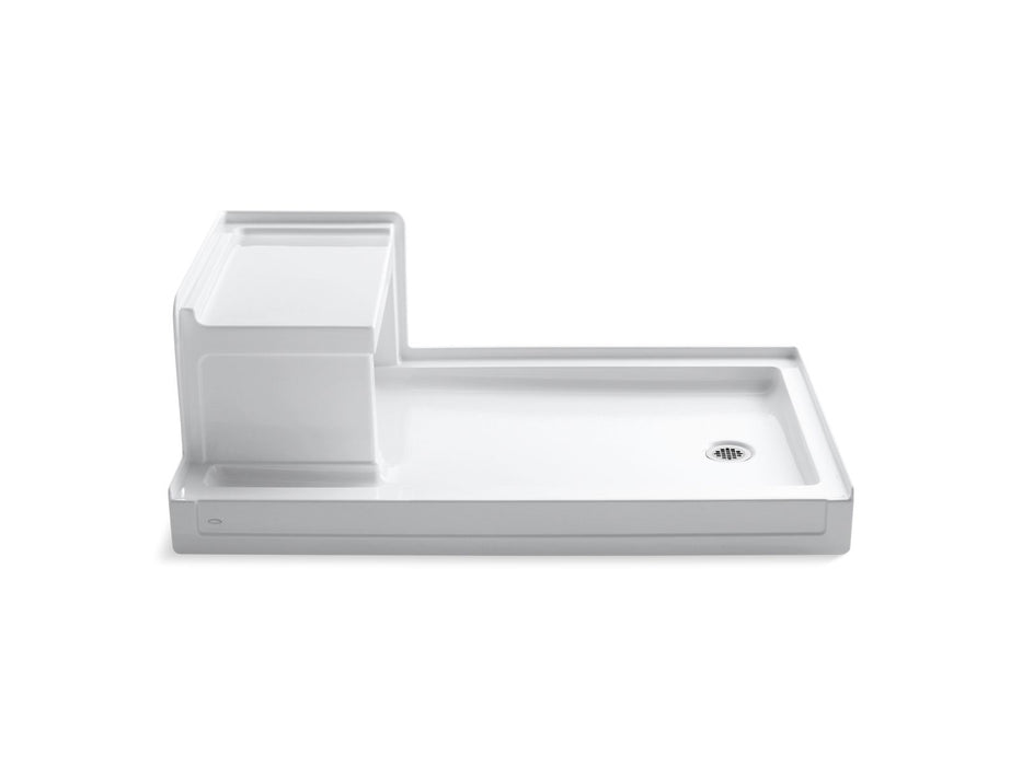 KOHLER K-1978 Tresham 60" x 36" alcove shower base, right drain, white