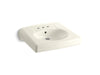 KOHLER K-1997-4 Brenham™ Wall-mount or Concealed Carrier Arm Mount Commercial Bathroom Sink with 4" Centerset Faucet...