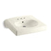 KOHLER K-1997-4 Brenham™ Wall-mount or Concealed Carrier Arm Mount Commercial Bathroom Sink with 4" Centerset Faucet...