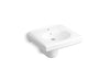 KOHLER K-1999-1 Brenham Wall-mounted or concealed carrier arm mounted commercial bathroom sink and shroud with single...