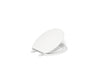 KOHLER K-20111 Brevia Quiet-Close round-front toilet seat, white