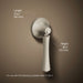 KOHLER K-20120-L Corbelle Left-hand trip lever, vibrant brushed nickel - view 4