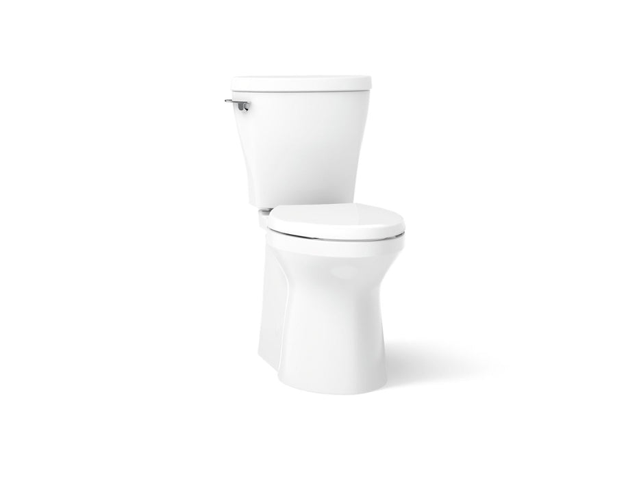KOHLER K-20197 Betello ComForteeight Two-piece elongated 1.28 gpf chair height toilet, white