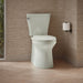 KOHLER K-20198 Betello ContinuousClean XT Two-piece Elongated Toilet with Skirted Trapway, 1.28 GPF, Dune - image focused on 