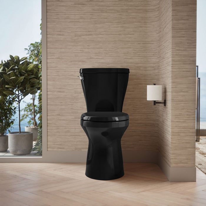 KOHLER K-20204 Betello ContinuousClean XT toilet tank, 1.28 gpf, black black - view 4