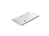 KOHLER K-20212-W Iron Plains 30" rectangular drop-in/undermount/vessel bathroom sink with White painted underside