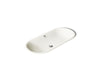 KOHLER K-20213 Iron Plains 33" oval drop-in/undermount bathroom sink, biscuit