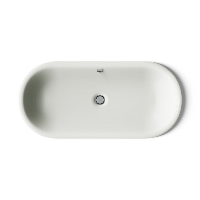 KOHLER K-20213 Iron Plains 33" oval drop-in/undermount bathroom sink, dune - view 5