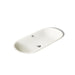 KOHLER K-20213-B Iron Plains 33" oval drop-in/undermount/vessel bathroom sink with Biscuit painted underside
