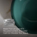 KOHLER K-20213-PAT Iron Plains 33" oval drop-in / undermount / vessel bathroom sink, teal exterior with teal interior -...