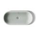 KOHLER K-20213-W Iron Plains 33" oval drop-in/undermount/vessel bathroom sink with White painted underside, sea salt - view 3