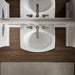 KOHLER K-2035-8 Pinoir 22" Oval Wall-mount Bathroom Sink, white - view 5