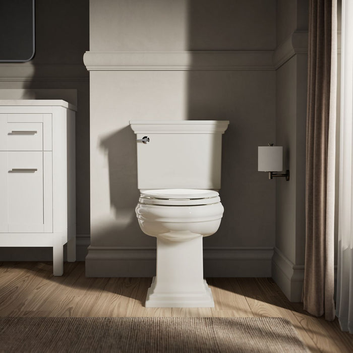 KOHLER K-20454 Ridgewood Quiet-Close elongated toilet seat, biscuit - view 4