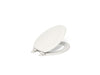 KOHLER K-20466 Stonewood Quiet-Close elongated toilet seat, biscuit