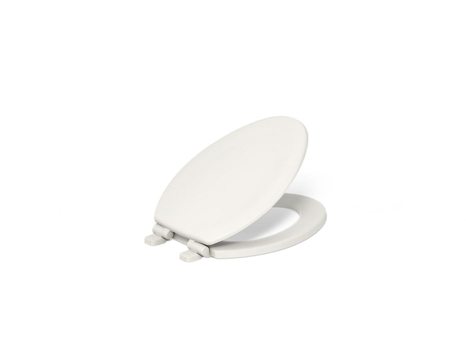 KOHLER K-20466 Stonewood Quiet-Close elongated toilet seat, biscuit
