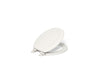KOHLER K-20467 Stonewood Quiet-Close round-front toilet seat, biscuit