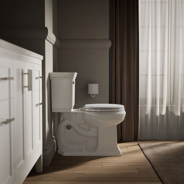 KOHLER K-20467 Stonewood Quiet-Close round-front toilet seat, white - view 3