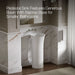 KOHLER K-20701-N Veil pedestal bathroom sink without overflow, white - view 3