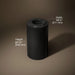 KOHLER K-20702 Veil 12-1/4" pedestal bathroom sink, black black - view 5
