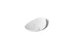 KOHLER K-20704 Veil 21" oval vessel bathroom sink, white