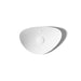 KOHLER K-20704 Veil 21" oval vessel bathroom sink, white - view 2