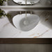 KOHLER K-20704 Veil 21" oval vessel bathroom sink, white - view 4