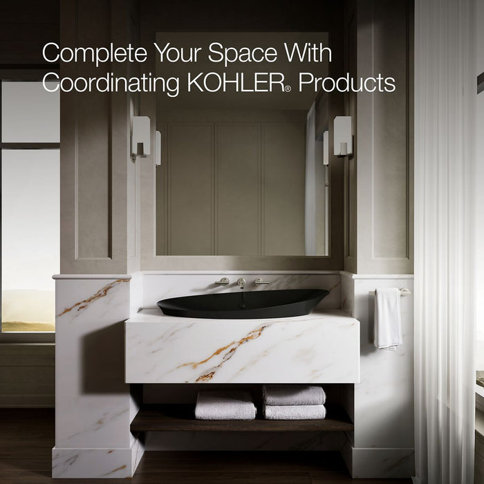 KOHLER K-20705 Veil 38-1/2" oval vessel bathroom sink