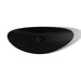KOHLER K-20705-N Veil 38-1/2" oval vessel bathroom sink, no overflow, black black - view 2