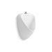 KOHLER K-20713-ET125 Tend Contemporary Washout Urinal with Top Spud, White - 3/4 view of product