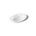 KOHLER K-2075-4 Serif 22-1/4" oval drop-in bathroom sink, white