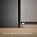 KOHLER K-20940 13-gallon stainless steel step trash can, black stainless - view 3